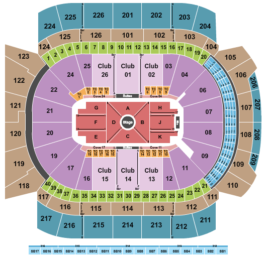 Climate Pledge Arena Nate Bargatze Seating Chart